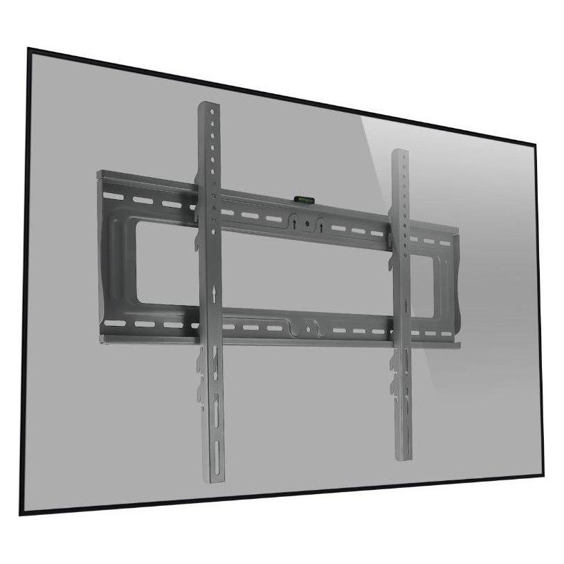 MonLines MWH013S flache TV Wandhalterung 42-90Zoll abschliessbar, silber (Wand, 42" - 90") (MWH013S)