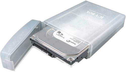 ICY BOX 8.9cm (3.5 Zoll) Festplatten-Aufbewahrungsbox