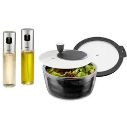 GEFU Salatschleuder Rotare 3tlg. Kunststoff Transparent Klar