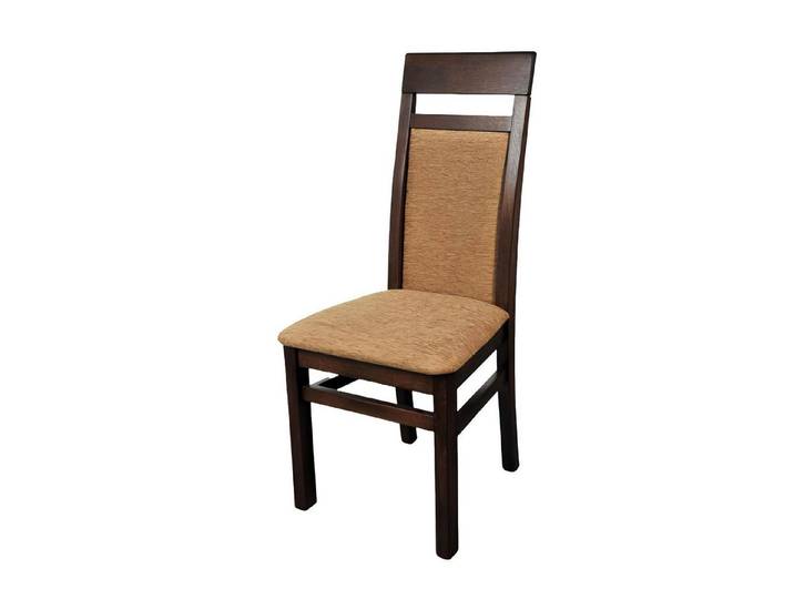 Xlmoebel Esszimmerstuhl Eleganter Holzstuhl mit hochwertiger Stoffpolsterung, Hergestellt in Europa