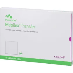 Mepilex Transfer Wundverband 15x20 cm Steril 5 ST
