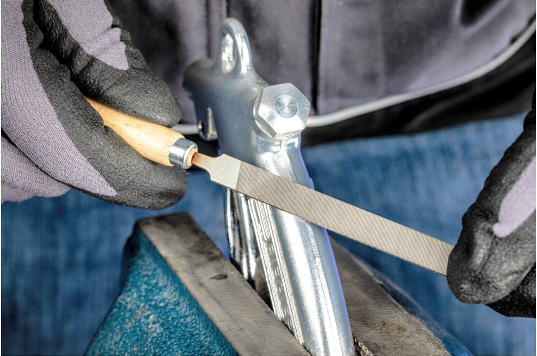 PFERD TOOLS Schlüsselfeile Flachstumpf 150mm Hieb 2 für filigrane Feilarbeiten (11502152)