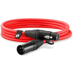 RØDE XLR-3 Red (3 m, XLR Kabel), Audiokabel