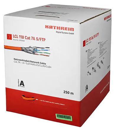 Kathrein LCL 110/500 Netzwerkkabel CAT 7a PVC 500m Patchkabel S/FTP-Datenkabel 7,7mm