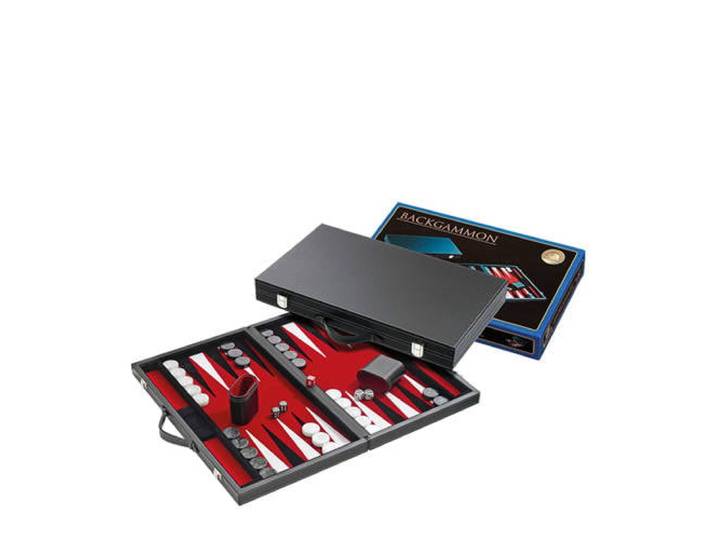 Philos Backgammon rood medium 38x23,5cm
