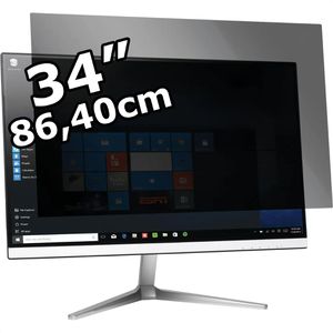 Leitz Blickschutzfilter 69050000, für 34 Zoll / 21:9 Monitore, mit Blaulichtfilter