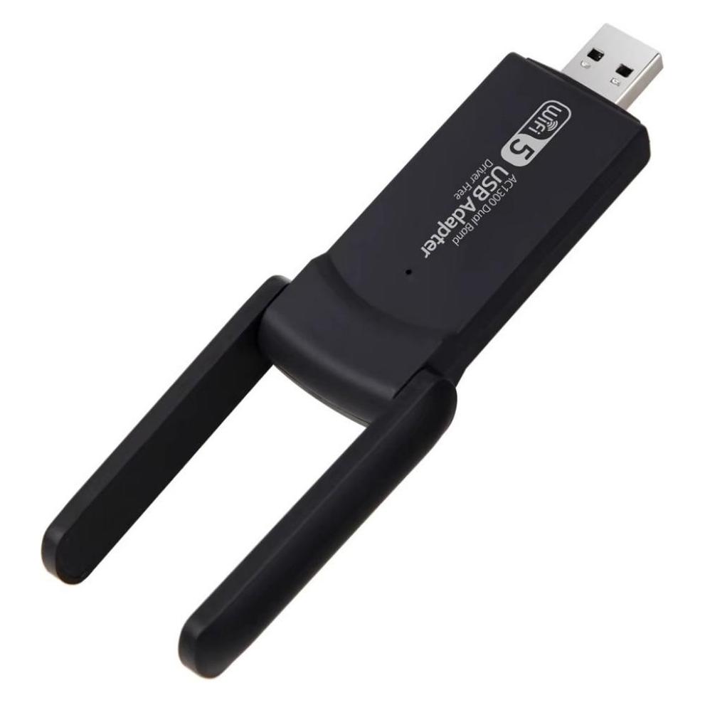 Baseus USB-WLAN-Adapter Reach UWA-1 1300 Mbit/s 802.11ac/a/b/g/n schwarz (USB) (59312255)