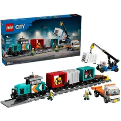 LEGO Hafengüterzug mit Kran und LKW (60509, LEGO City)
