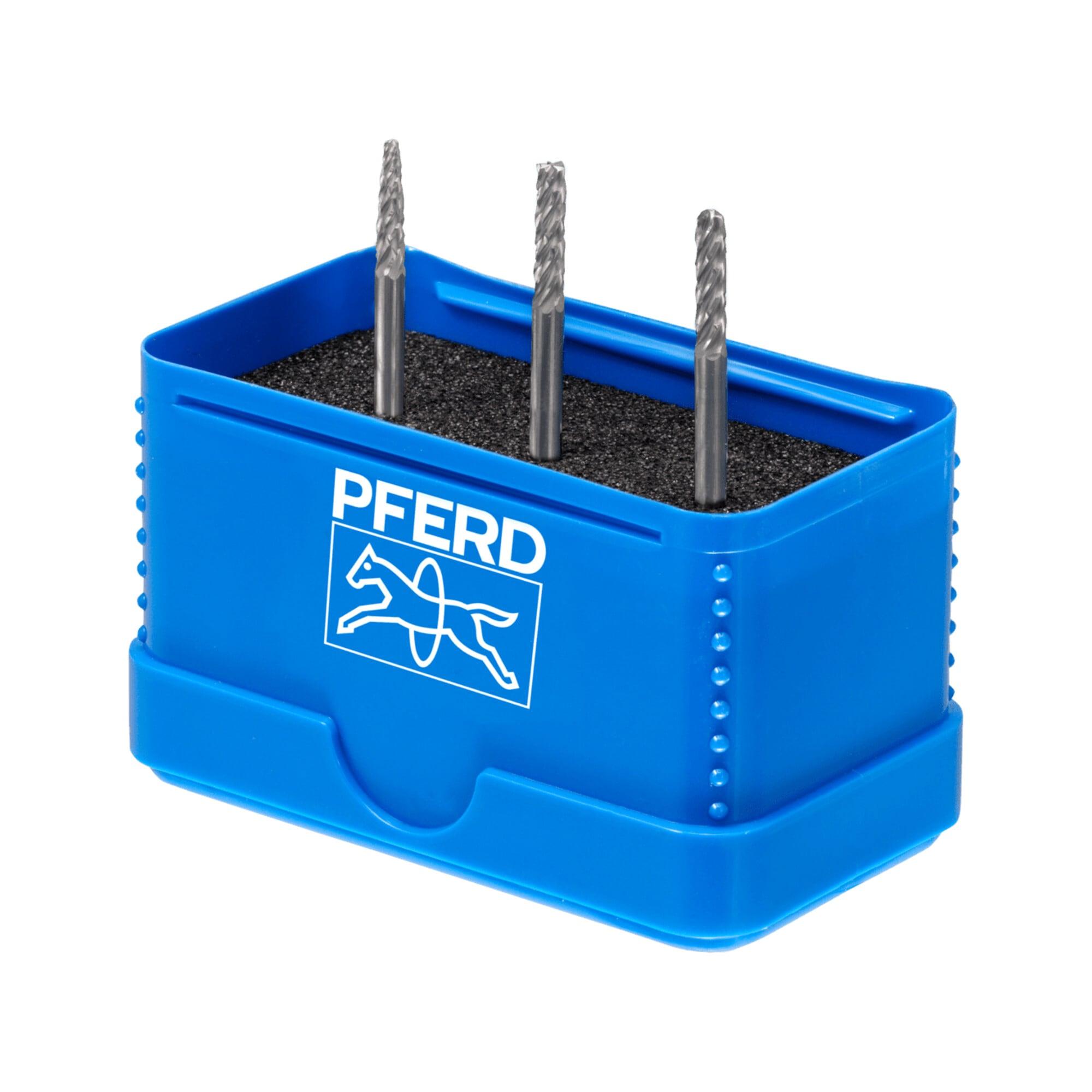 PFERD TOOLS Hartmetall Hochleistungsfrässtift Set 1403 ALLROUND 3-tlg. Ø 3mm Schaft-Ø 3mm universal grob (1403) (21901403)