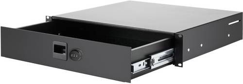Adam Hall 87402CL 19 Zoll Rackschublade 2 HE Stahl
