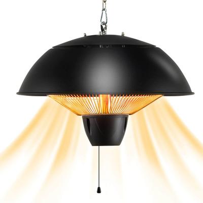 Costway 1500W Electric Patio Heater with IPX4 Waterproof