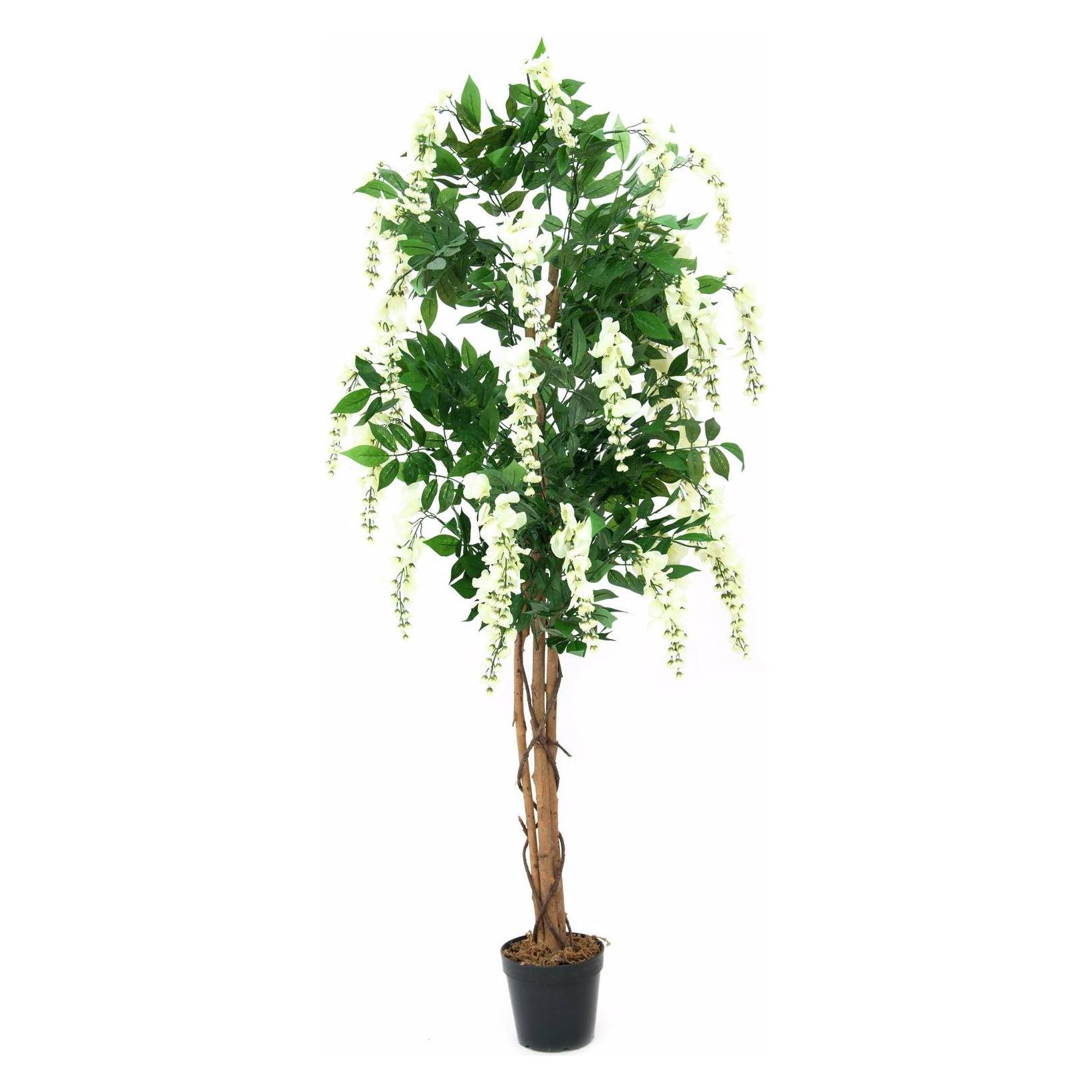 Europalms Goldregenbaum, Kunstpflanze, weiss, 180cm (180 cm) (82507106)