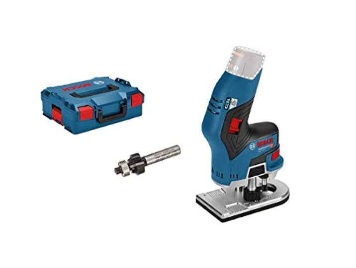 Bosch PRO Affleureuse sans-fil GKF 12V-8 La première affleureuse sans-fil professionnelle 12 V au monde avec design innovant pour une maîtrise parfaite Système 10\,8 V