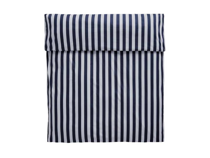 HAY - Été Bettbezug, 135 x 200 cm, midnight blue / hellgrau