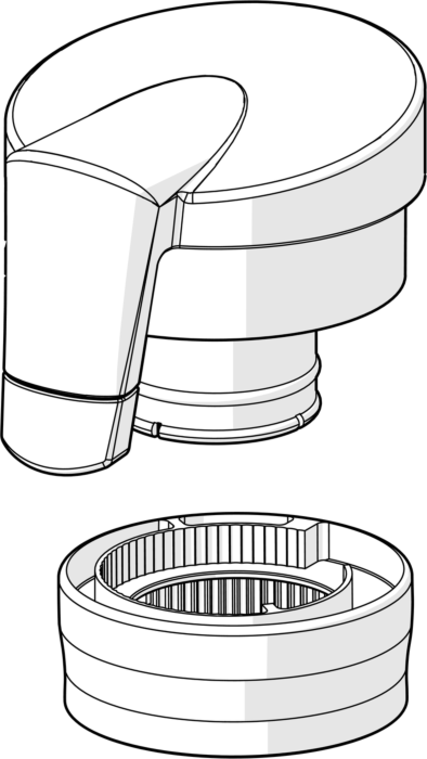 Hansa Temperatureinstellgriff zu 6514 Fit 59914112 59914112