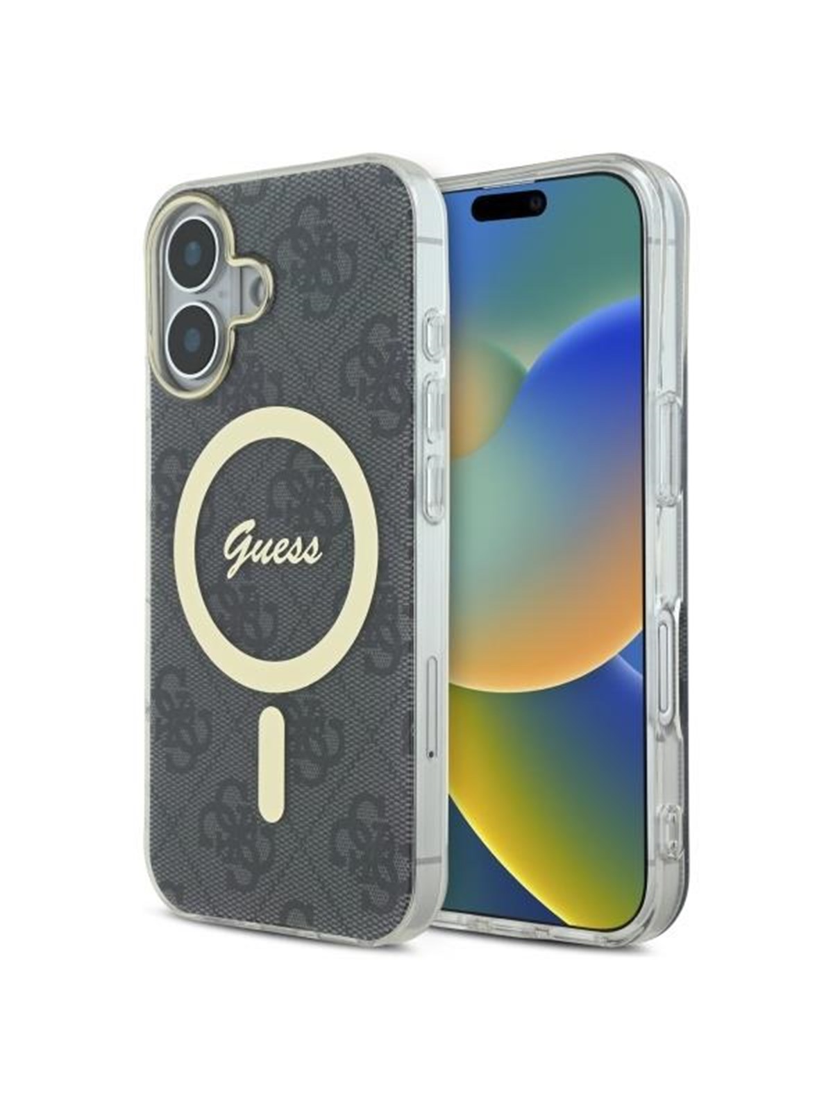 GUESS IML 4G MagSafe case for iPhone 16 - black