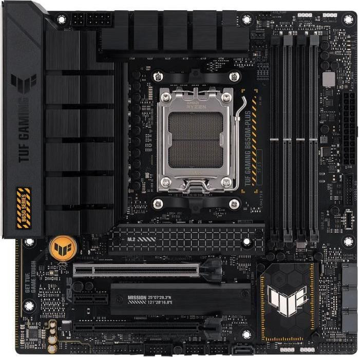 Asus TUF GAMING B650M-PLUS Moederbord, AMD B650, Socket AM5, Micro-ATX, DDR5, maximaal 128GB