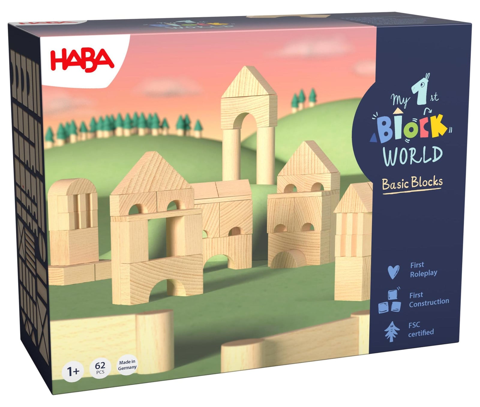 HABA Mijn Eerste Bouwwereld Uitbreidingsset met extra bouwstenen vanaf 1 jaar