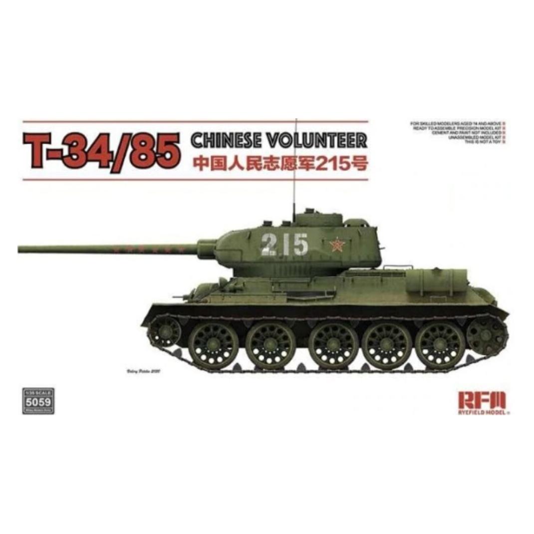 Rye Field Model T-34/85 No.183 Factory Chinese Volunteer (5059)