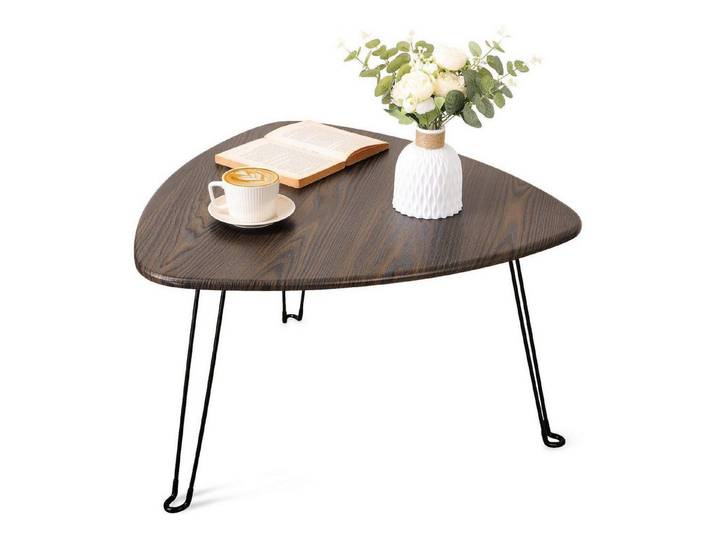 LuxusKollektion Couchtisch Klappbarer Couchtisch Dreieck Rustik (1-St)