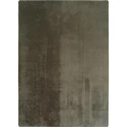 KURZFLORTEPPICH Waschbar ISAR, einfarbig, Grün, Ø 160 cm