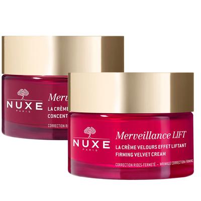 Nuxe Merveillance Lift seidige Lifting-Creme + konzentrierte Nachtc 2x50 ml Creme