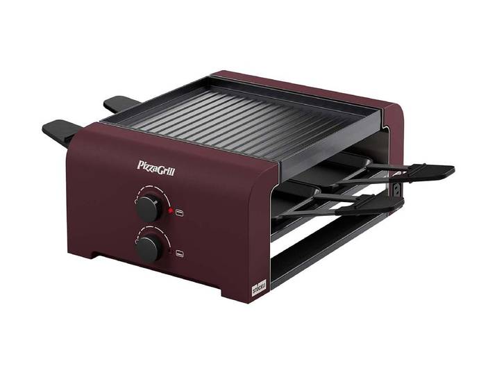 Stöckli PizzaGrill 4 Connect Tischgrill Merlot Rot