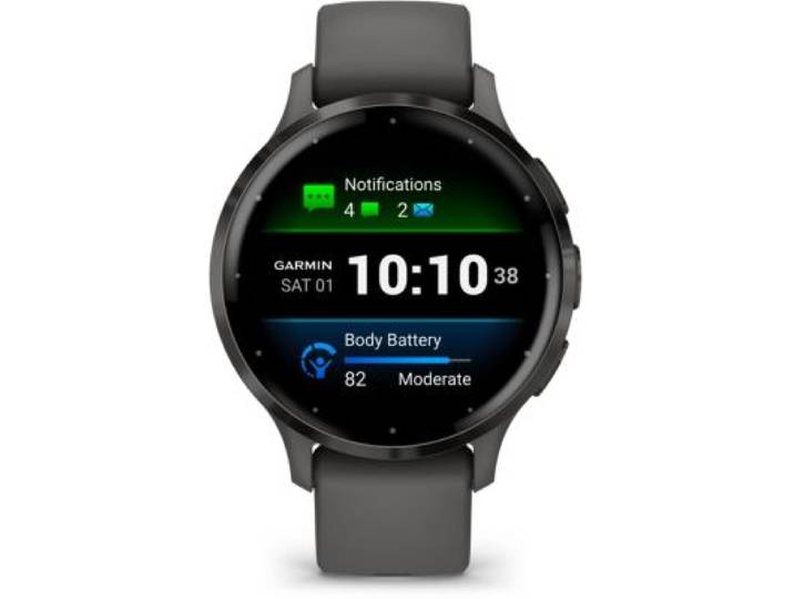 Garmin - Montre Sport Venu 3s Sport Et Santé Gps Amoled Bt 41 Mm Black Sesame