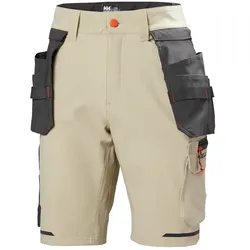 Stretch Handwerkershorts "KENSINGTON" - C62 - sand/schwarz