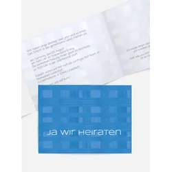 Hochzeitseinladung selbst gestalten mit Spruch und Fotos im Onlinedesigner bei Meine-Kartenmanufaktur.de