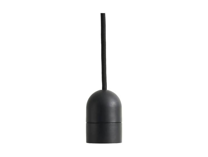 HAY Suspension Common Pendant Cord set Ø12 cm Soft black
