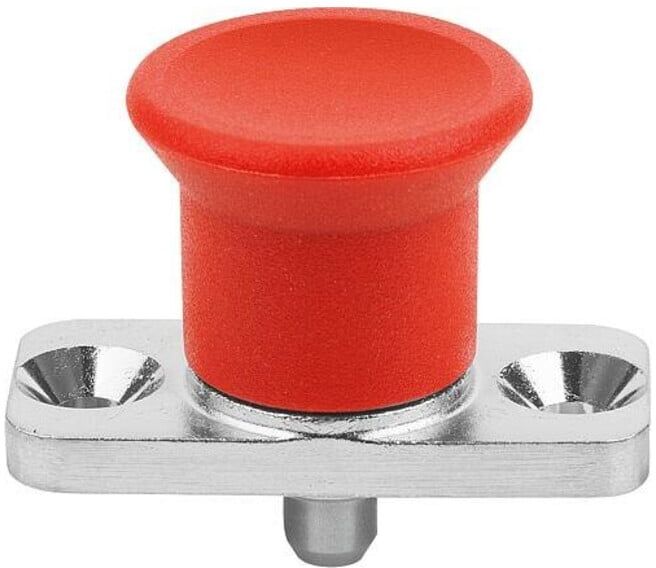KIPP Goupille de verrouillage Mini avec bride de fixation D=6 Forme C (K2001.31060684)