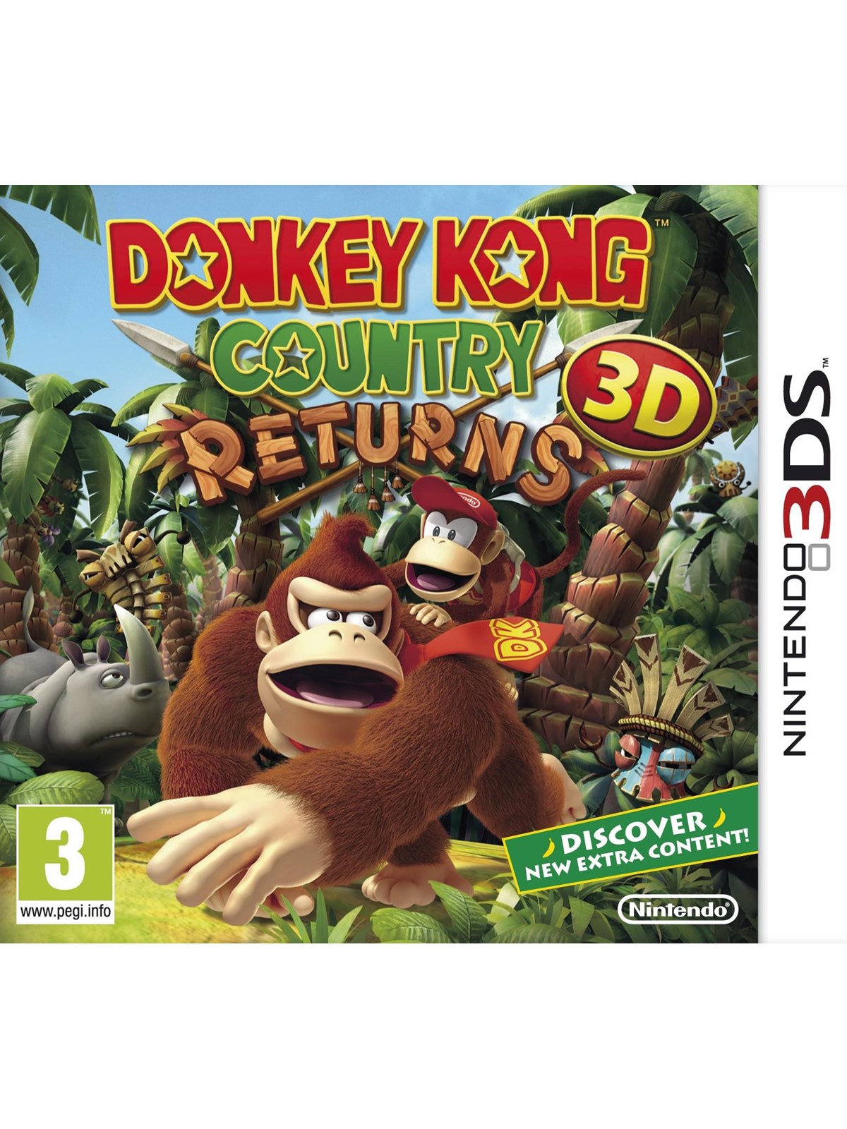 Donkey Kong Country Returns 3D - Nintendo 3DS - Action - PEGI 3