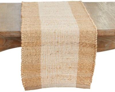 Saro Lifestyle "Banded Table Runner - 16""x72"""
