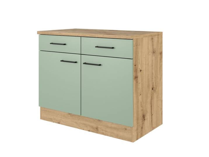Küche Unterschrank Fiona 85 cm Eiche