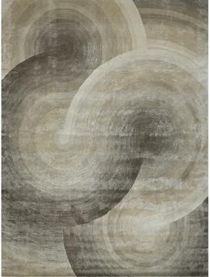 Exquisite Rugs Mitomo hand-tufted Wool/Viscose Taupe Area Rug