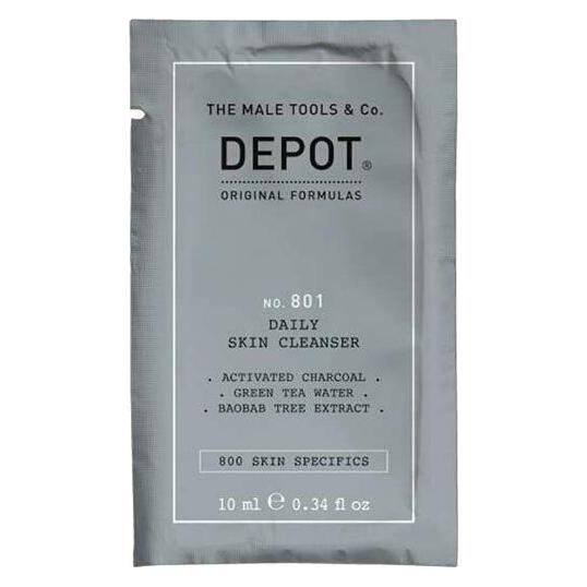 Depot 800 Skin Specifics No 801 Activated Charcoal Detoxifying Cleansing Gel For Face - 10 Ml (Reinigungsgel, 10 ml) (48299838)