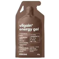 VILGAIN Energiegel Kakao | 40g Beutel