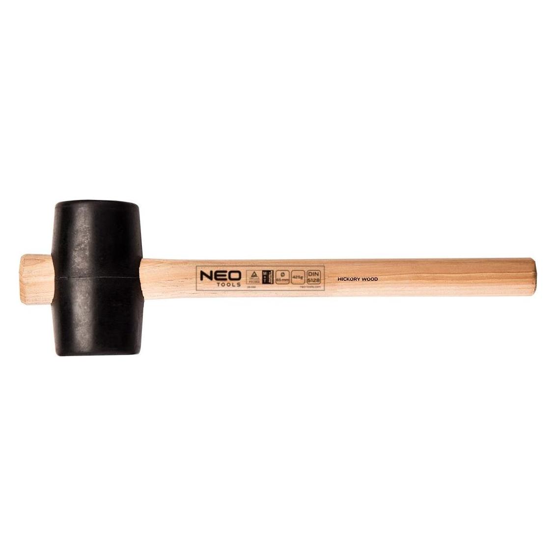 Neo Gummihammer mit Holzstiel 425g 340mm (25-052) (425 g) (25-052)