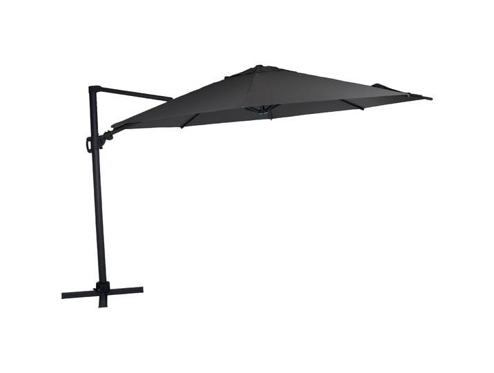 Sonnenschirm Vlelas grau Aluminium B 375 T 375 cm