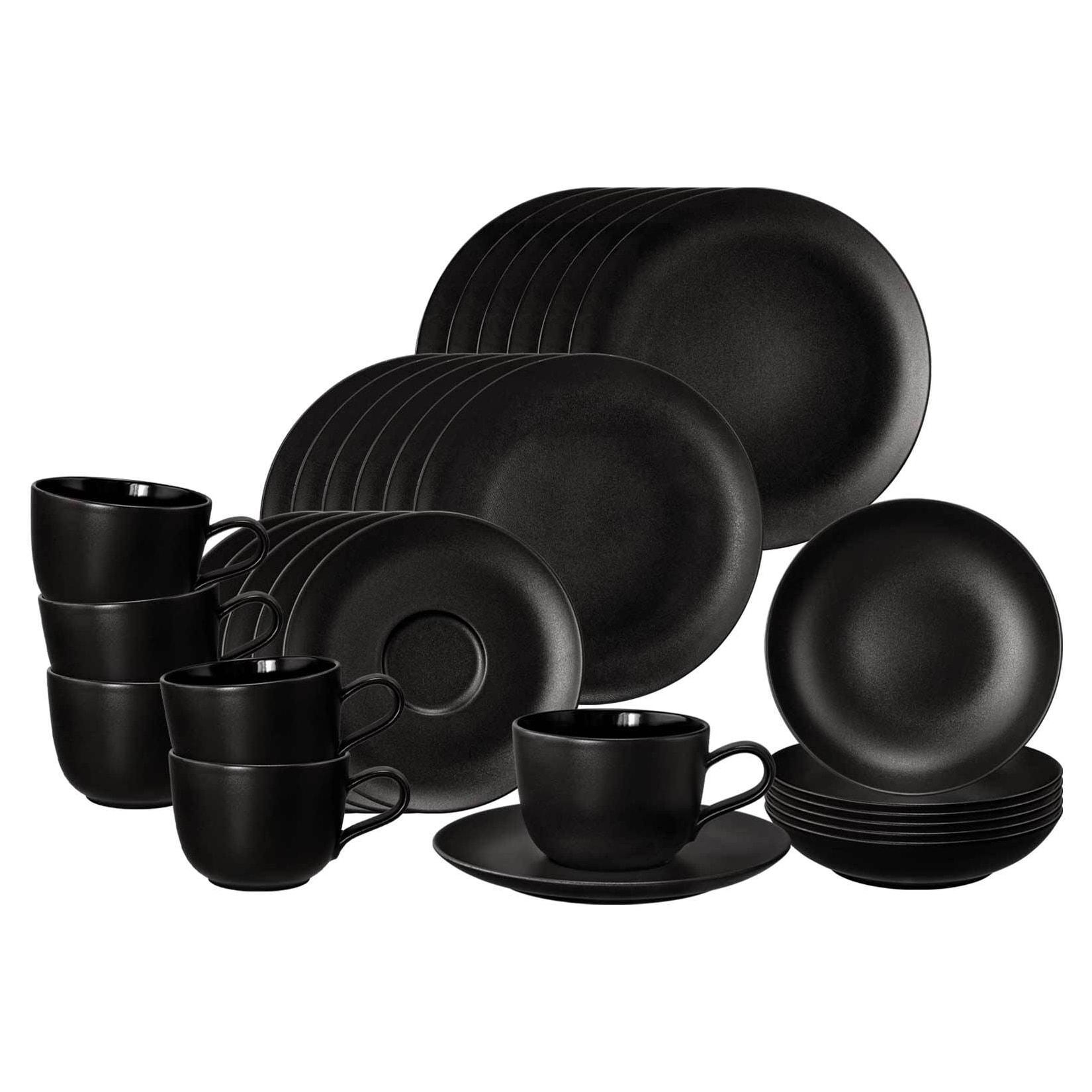 Seltmann Weiden Kombiservice Liberty Velvet Black 30-tlg.