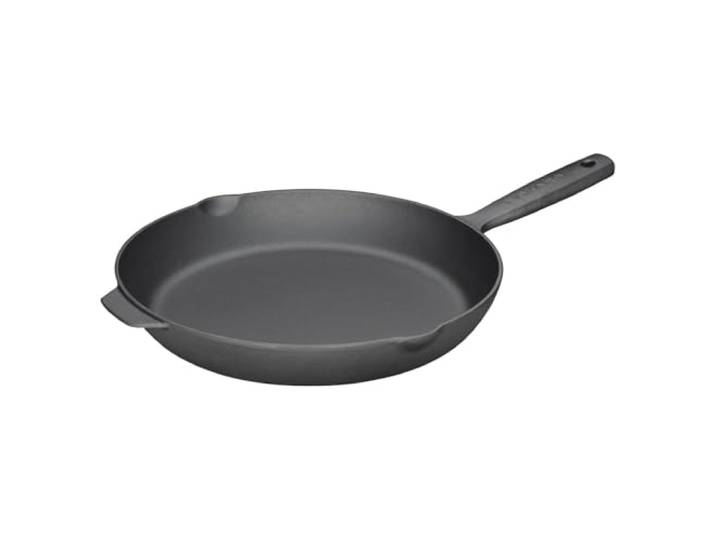 Fiskars Folken Poêle à Frire en Fonte\, 28 cm\, Sans Revêtement\, Compatible Tous Types de Feux\, 1075699