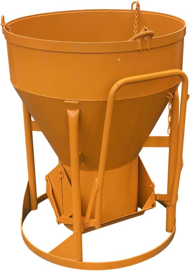 Betonsilo 375 Liter HMT 41 Typ 411103 Betonkübel Krankübel mit Hebel und Kette