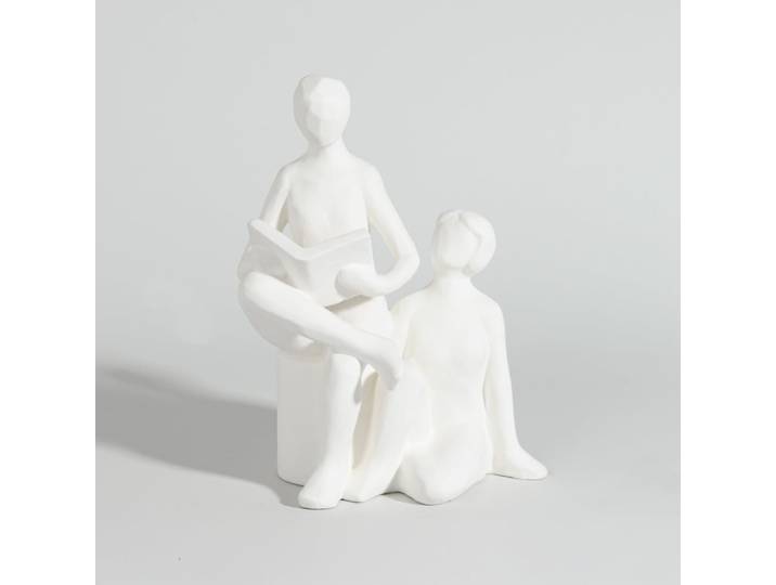 Dekorative Figuren aus weißem Steinzeug, H23
