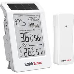 BaldrTherm Digitale-Wetterstation Weiß B0596WT2H2P-V1