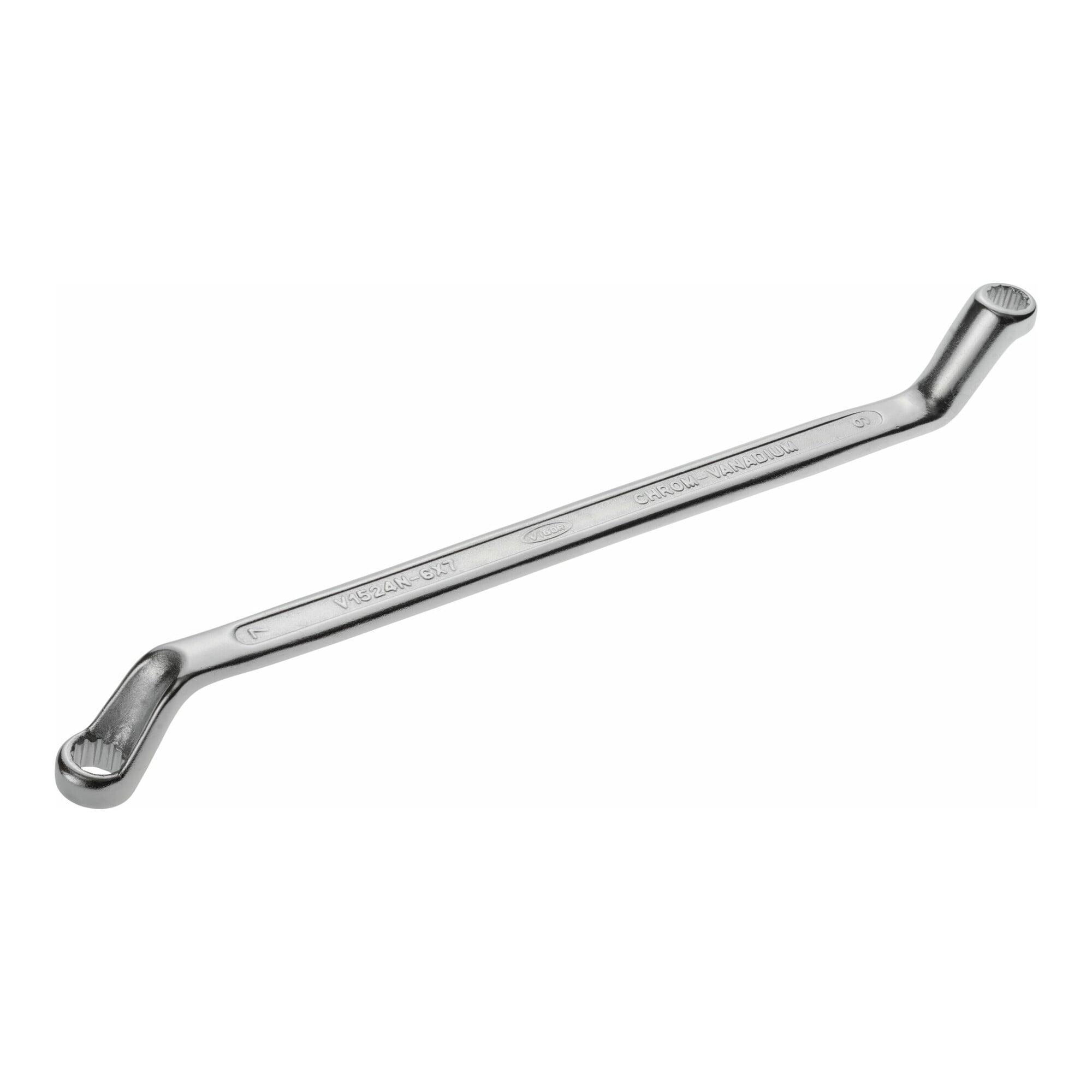 VIGOR Doppel-Ringschlüssel V1524N-6X7 Außen-Doppel-Sechskant Profil 6 x 7 mm)