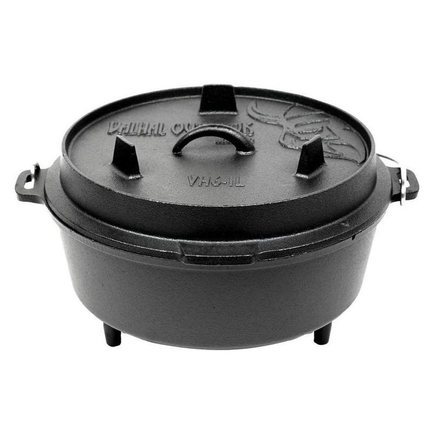 KG Ventura Feuertopf 6,1 L+2L Deckelinhalt mit Füssen (32915916)