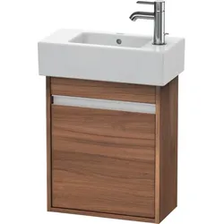 Duravit Ketho Waschtisch-Unterschrank KT6629R7979 45x22,5x55cm, wandhängend, Tür rechts, nussbaum natur