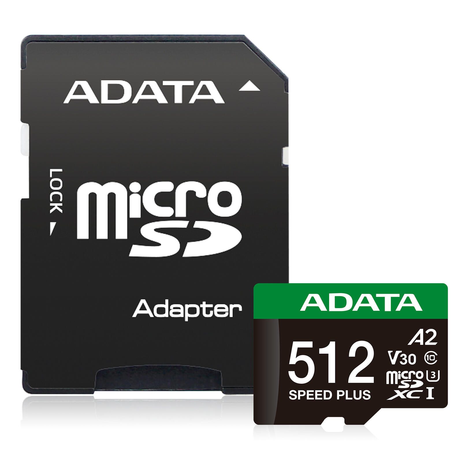 ADATA SPEED PLUS - Flash-Speicherkarte - 512 GB UD512GUI3V30A2SP-RA1