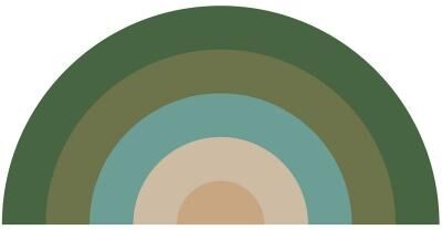 Tempaper Rainbow Vinyl Rug